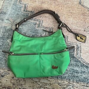 Vintage Dooney and Bourke Iconic Green Shoulder Bag